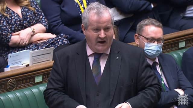 SNP Westminster leader Ian Blackford called for the Prime Minister to be censured
