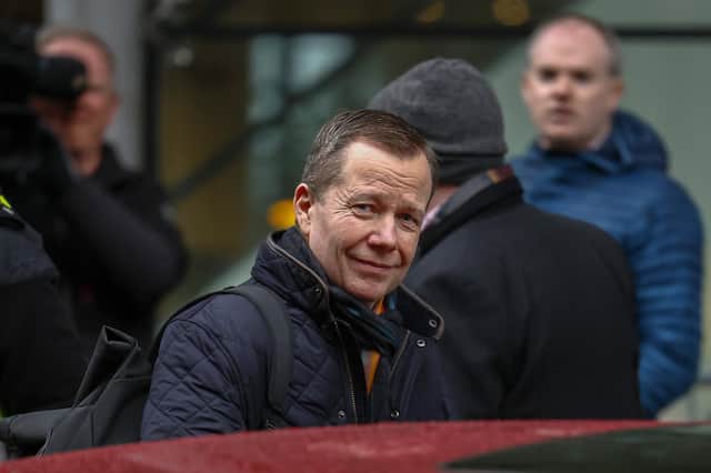 Jason Leitch, the National Clinical Director for Scotland, leaves the UK Covid Inquiry at EICC on 23 January (Picture: Jeff J Mitchell/Getty Images)