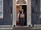 Dominic Cummings on the day he left Downing Street.