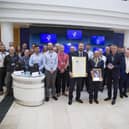 The Lord Provist with the Queen's Award for Enterprise - Innovation presented to Leonardo UK Radar and Advanced Targeting
