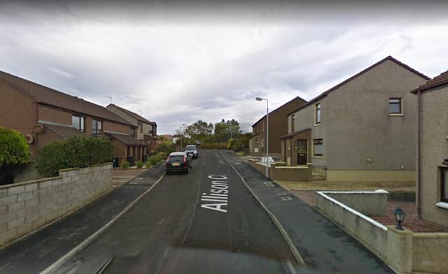 Allison Close where the woman's body was found.