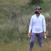 Tommy Fleetwood during a practice round ahead of the 149th Open at Royal St George’s in Kent. Picture: Chris Trotman/Getty Images.