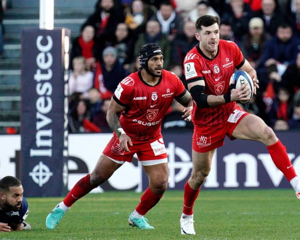 Blair Kinghorn in action for Toulouse in their win over Bath in the Investec Champions Cup.  (Photo by Dave Winter/INPHO/Shutterstock)