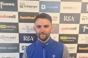 Danny Kay, who is attached to The Renaissance Club, won the Montrose Links Masters by three shots. Picture: Tartan Pro Tour