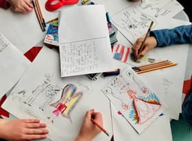 Children can learn a lot from story-writing workshops, like this one at Borders Book Festival