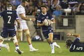 Adam Hasting in action for Scotland against USA in Houston in 2018, a match the Americans won 30-29. Hastings starts at 10 against the US on Friday.  (SNS Group/SRU Gary Hutchison)