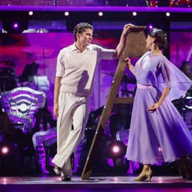 Lewis Cope, 30, came second top in the leader board on Sunday, October 19, after dancing the foxtrot with his partner Katya Jones as part of the BBC’s Strictly Come Dancing series. Photo credit Guy Levy/BBC
