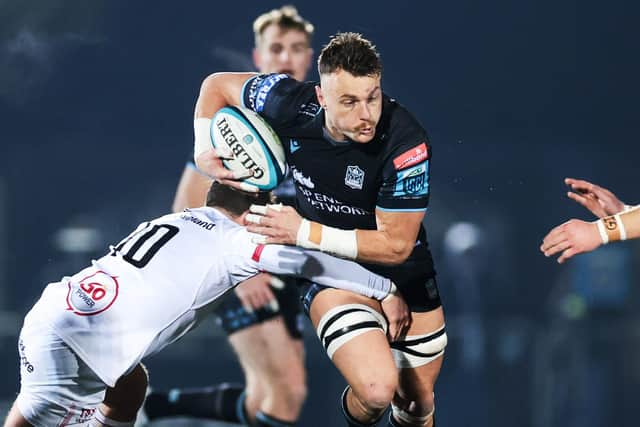 Jack Dempsey picked up his injury playing for Glasgow Warriors against Ulster last month.