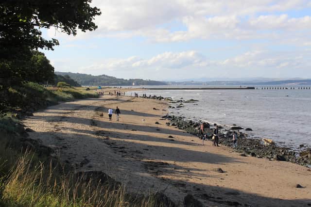 The bomb was destroyed on Cramond Beach in Edinburgh. PIC: geograph.org/Graeme Yuill.