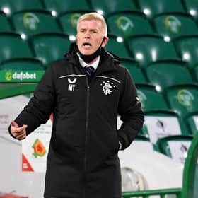 Rangers head coach Malky Thomson gives instructions during the 1-0 defeat at Celtic Park. (Photo by Craig Foy / SNS Group)