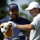 Rory McIlroy and Shane Lowry play in the pro-am prior to the Zurich Classic of New Orleans at TPC Louisiana. Picture: Chris Graythen/Getty Images.