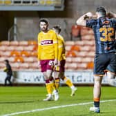 Dundee United's Tony Watt celebrates making it 2-0. (Photo by Roddy Scott / SNS Group)