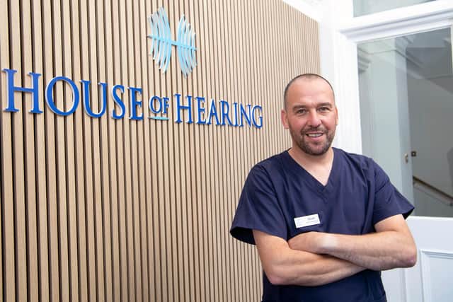 The firm's senior audiologist Stuart Lyness. Picture: Ian Georgeson.
