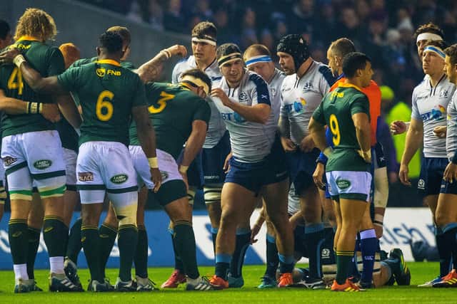 Scotland last played South Africa in 2018. The Springboks won 26-20 at Murrayfield. Picture: Bill Murray/SNS