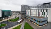 The man was declared dead at Glasgow's Queen Elizabeth University Hospital