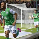 Jordan Obita scored his first Hibs goal in the 3-1 win over FC Luzern on Thursday.