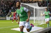 Jordan Obita scored his first Hibs goal in the 3-1 win over FC Luzern on Thursday.