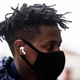 Bongani Zungu is pictured as Rangers depart for Poznan ahead of a Europa League tie, at Glasgow airport on December 09, 2020, in Glasgow, Scotland (Photo by Craig Foy / SNS Group)
