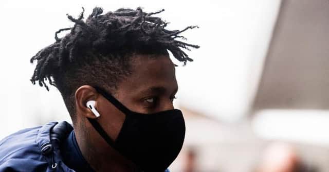 Bongani Zungu is pictured as Rangers depart for Poznan ahead of a Europa League tie, at Glasgow airport on December 09, 2020, in Glasgow, Scotland (Photo by Craig Foy / SNS Group)