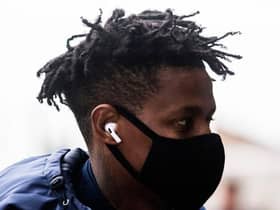Bongani Zungu is pictured as Rangers depart for Poznan ahead of a Europa League tie, at Glasgow airport on December 09, 2020, in Glasgow, Scotland (Photo by Craig Foy / SNS Group)