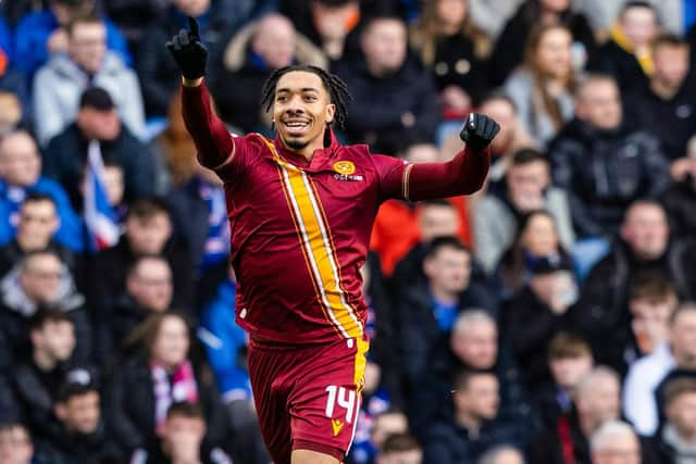 Motherwell's Theo Bair is part of three-man strike-force that does not include any Old Firm players.