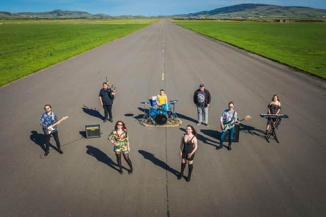 The Slainte Davaar Allstars recorded their version of David Bowie's 'Space Oddity' at Machrihanish Airbase, near Cambeltown.