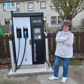 Cllr Owen is pushing for the charging points in Ellon Library to be connected.