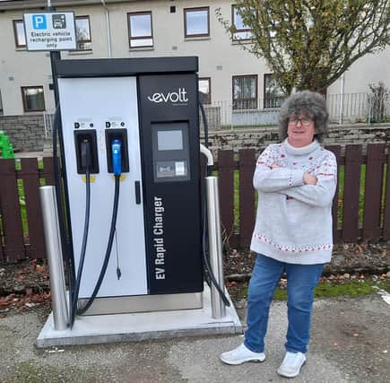 Cllr Owen is pushing for the charging points in Ellon Library to be connected.