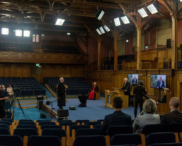 Last year's General Assembly was cancelled in May because of Covid, but a shorter, mainly online Assembly was held in October instead.  Pic: Andrew O'Brien