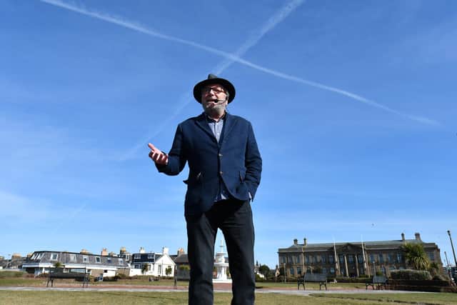 George Galloway on the campaign trail in South Scotland.