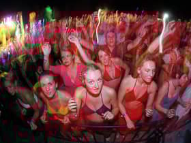 A party during the annual San Antonio festival on Ibiza before the days of Covid and social distancing (Picture: PA)