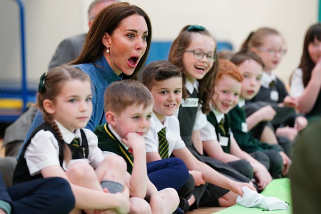 The Duchess of Cambridge joins in the fun.