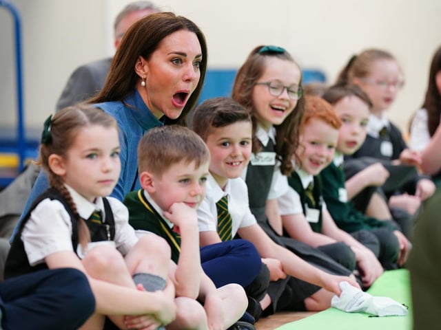The Duchess of Cambridge joins in the fun.