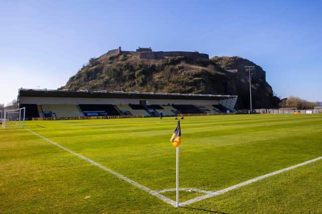 A view of C&G Systems Stadium, home of Dumbarton. Picture: SNS