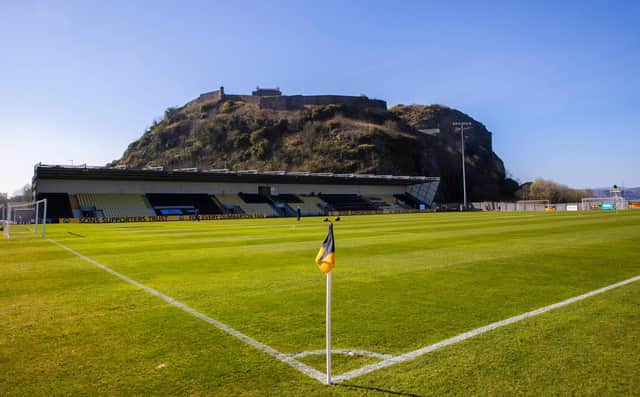 A view of C&G Systems Stadium, home of Dumbarton. Picture: SNS