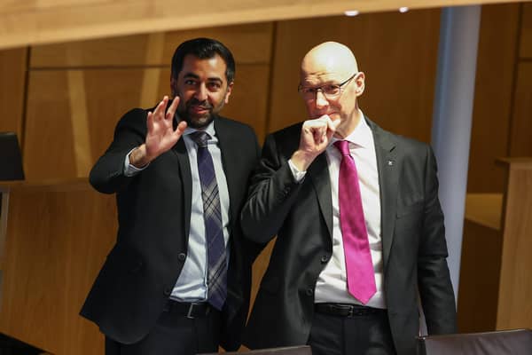 John Swinney isn't shaping up to be any better a First Minister than his predecessor Humza Yousaf (Picture: Jeff J Mitchell/Getty Images)