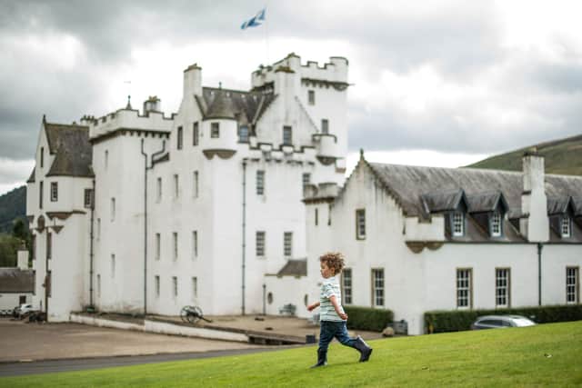 Blair Castle in Highland Perthshire