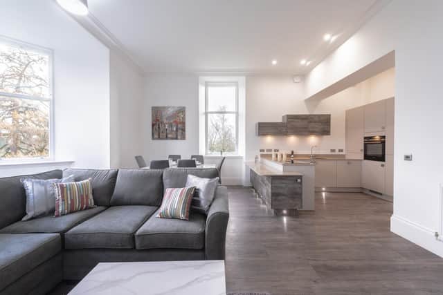A range of hi-spec two-bedroom apartments are up for sale at Dalnair castle, priced from £325,000 to £459,000