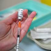 A nurse prepares a syringe with a dose of the Pfizer-BioNTech Covid-19 vaccine. Picture: Fred Tanneau/AFP via Getty Images