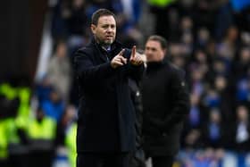 Rangers manager Michael Beale looks on during the 2-1 win over Ross County at Ibrox.  (Photo by Rob Casey / SNS Group)