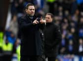 Rangers manager Michael Beale looks on during the 2-1 win over Ross County at Ibrox.  (Photo by Rob Casey / SNS Group)