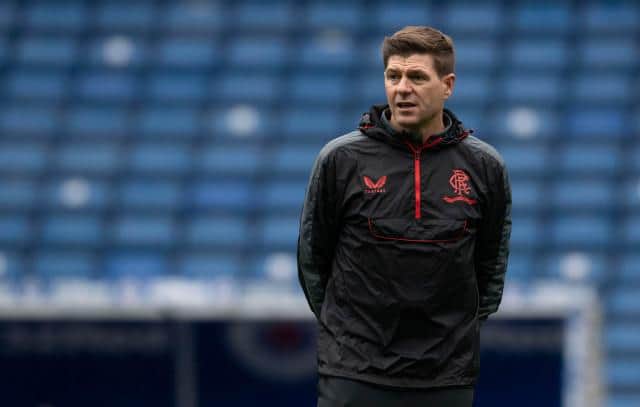 Rangers manager Steven Gerrard believes his team have to take at least four points from their two games against Brondby in Group A of the Europa League.  (Photo by Craig Foy / SNS Group)