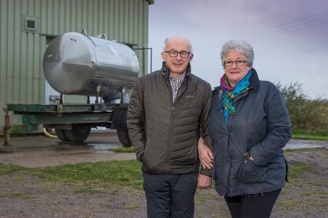 Callum and Jill Clark of Connage Highland Dairy. Picture: Paul Watt Photography.