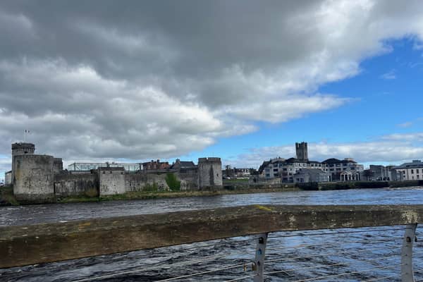 View of King John’s Castle on the banks of the Shannon in Limerick