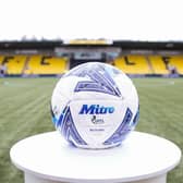 Mitre 2022/23 SPFL match ball. (Photo by Alan Harvey / SNS Group)