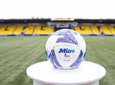 Mitre 2022/23 SPFL match ball. (Photo by Alan Harvey / SNS Group)