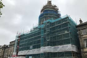 Ashwood Scotland has stopped working at all of its construction sites, including West Register House in Edinburgh's Charlotte Square.