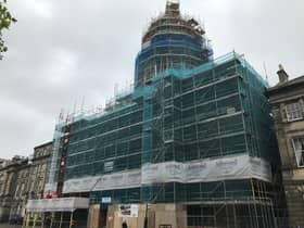 Ashwood Scotland has stopped working at all of its construction sites, including West Register House in Edinburgh's Charlotte Square.