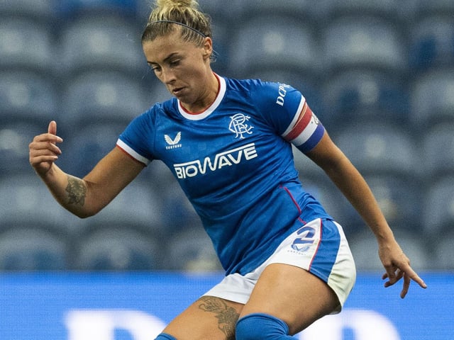 Known as 'Mrs Rangers', Docherty was pivotal to Rangers' march towards their first SWPL title. Scotland's first choice left-back is sheer quality.