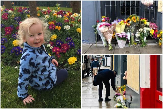 Xander Irvine, 3, who was tragically killed in a car crash in Morningside Road, Edinburgh